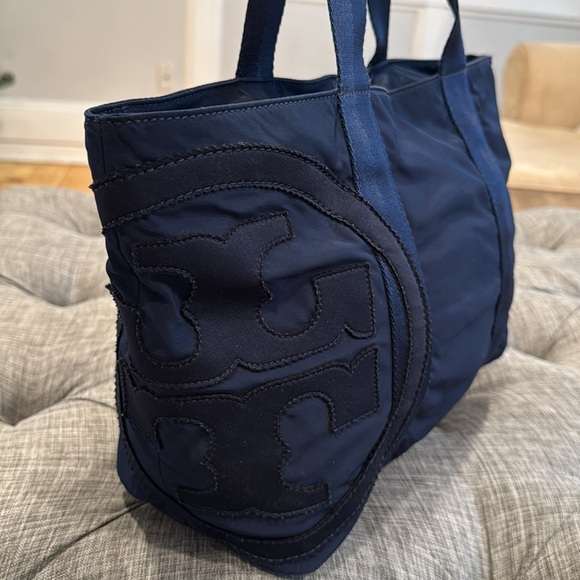 Tory Burch Bag Penny Small Nylon Logo Tote Bag - Picture 4 of 17